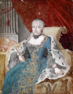Retrato de María Teresa (1717-1780) de Unbekannt Unbekannt